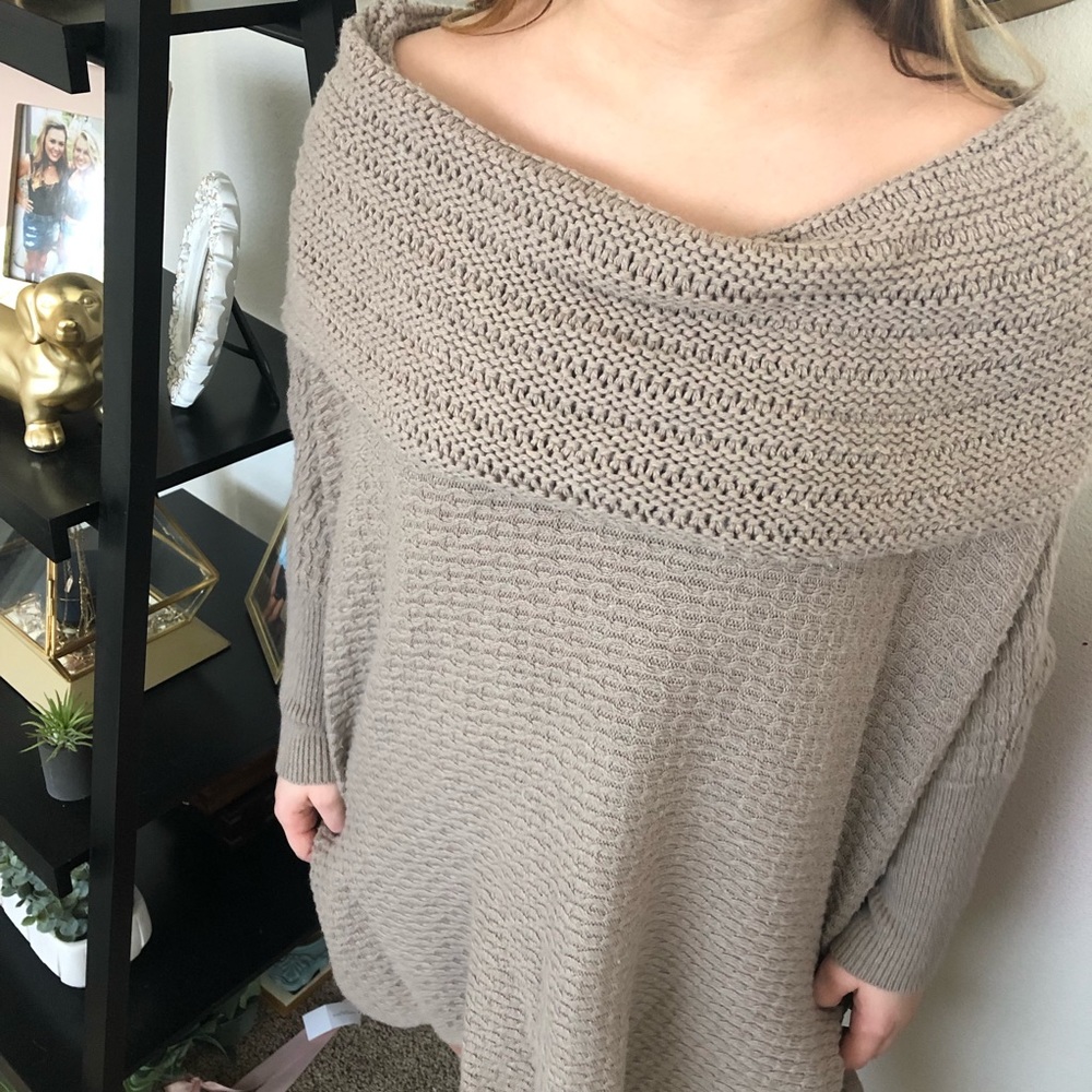 Free people off the shoulder sweater